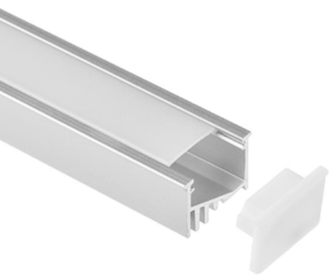Διπλός-οδηγημένες αργίλιο εξωθήσεις 21x12.5mm λουρίδων RoHS