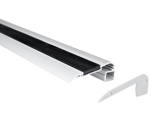 Κανάλι 6063 68x24.6mm σχεδιαγράμματος αλουμινίου των οδηγήσεων ελαφρύ για την άκρη βημάτων