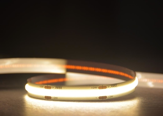 Υψηλή CRI λουρίδα 8mm συνεχές ρεύμα CRI90+ ΣΠΑΔΊΚΩΝ 480 τσιπ 10w 24V αυτοκόλλητη